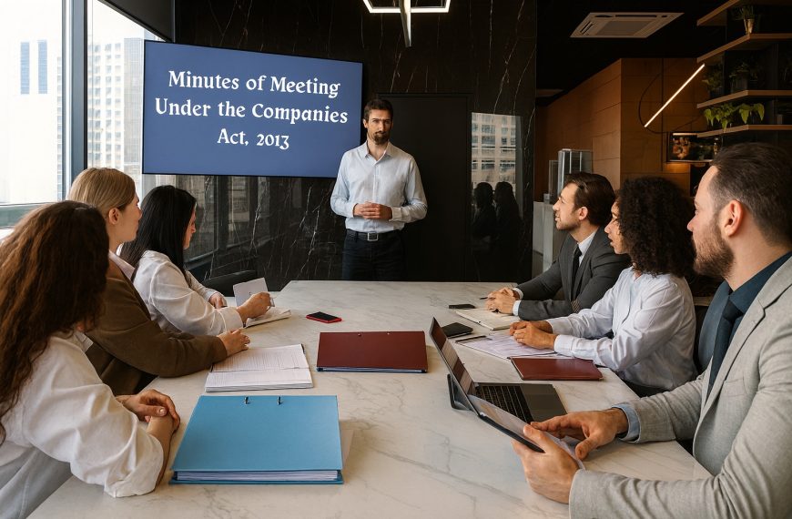 Minutes of Meeting Under the Companies Act, 2013