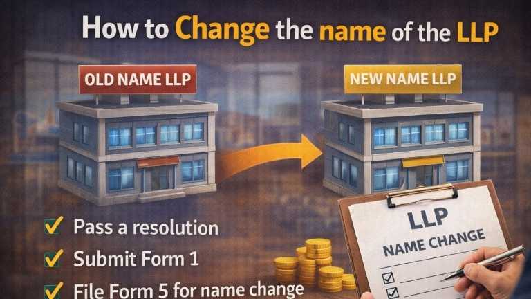 How to Change the name of the LLP