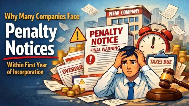 Why Many Companies Face Penalty Notices Within First Year of Incorporation