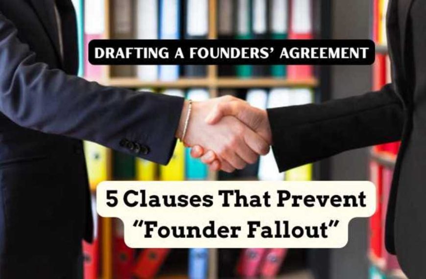 5 Clauses That Prevent Founder Fallout