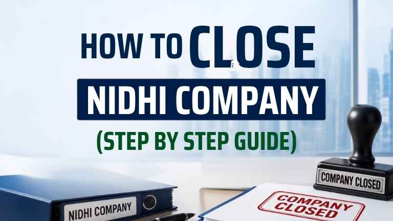 How To Close Nidhi Company