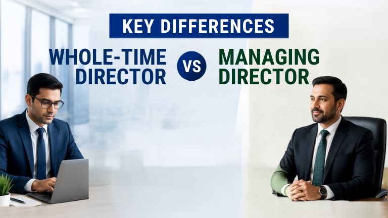 Whole-Time Director vs Managing Director