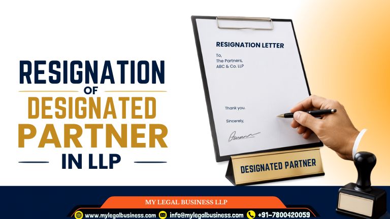 Resignation of Designated Partner in LLP
