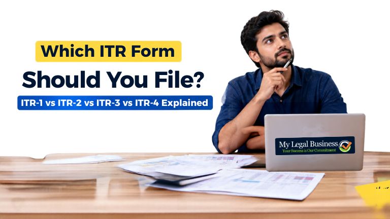 ITR-1 vs ITR-2 vs ITR-3 vs ITR-4 Explained