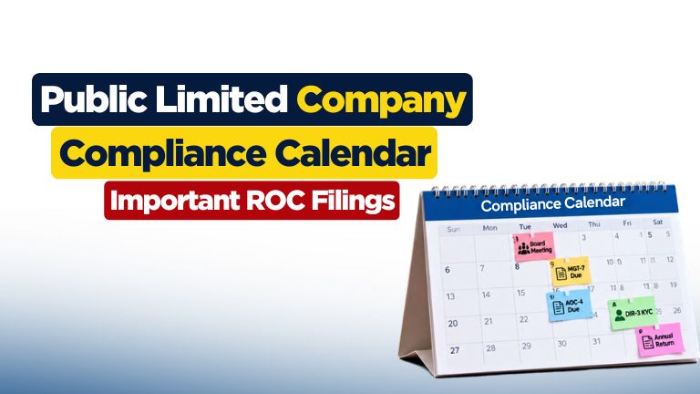 Public Limited Company Compliance Calendar